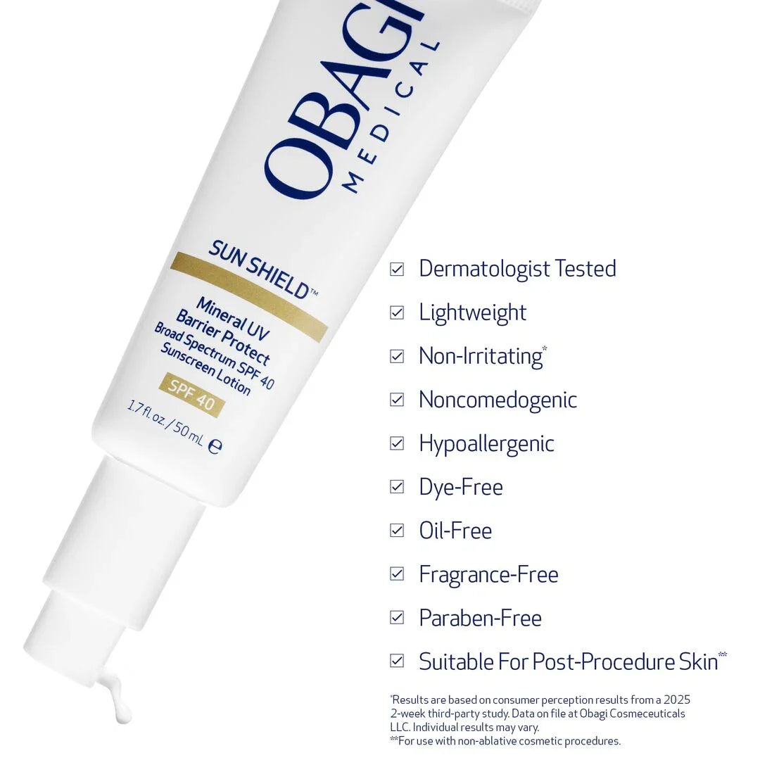 OBAGI SUN SHIELD™ MINERAL UV BARRIER PROTECT BROAD SPECTRUM SPF 40