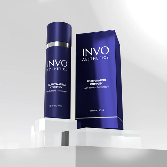 INVO Aesthetics Rejuvenating Complex (Price: $210 + tax
If purchased at the studio or by emailing us directly, you’ll receive it for $210 + tax)